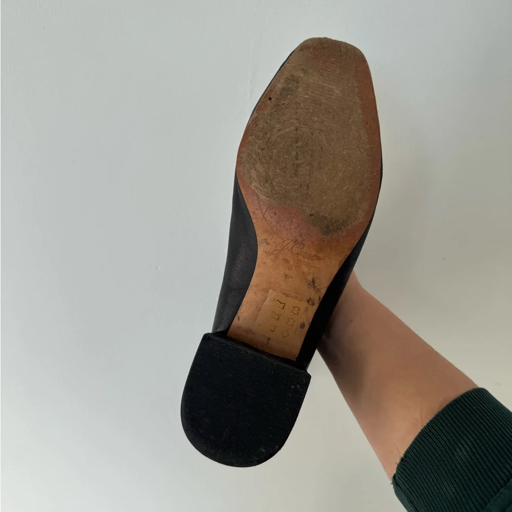 J crew Black Leather Ankle Boots - Picture 5 of 5